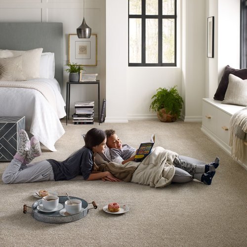 children reading on carpet - Couture Floors in TX